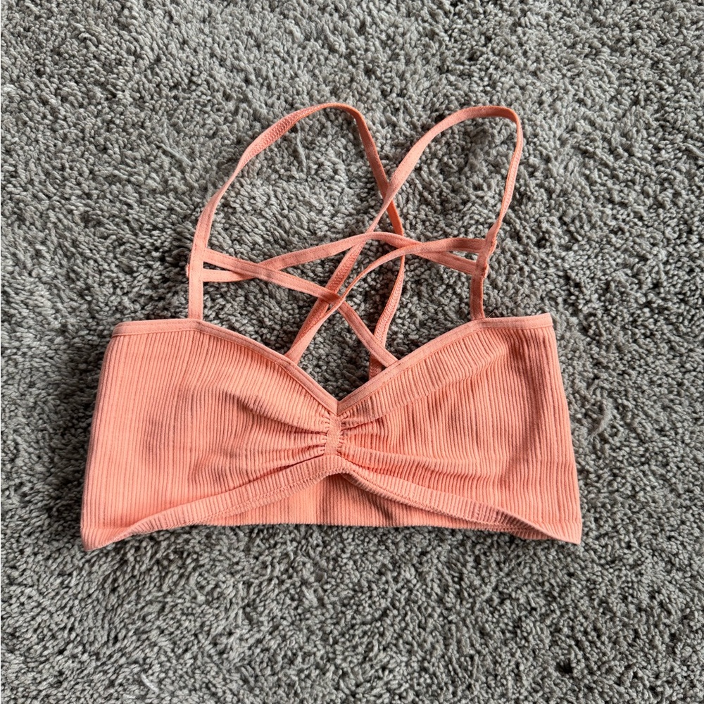 NWOT Free People Intimately Coral Bralette Size XS/S